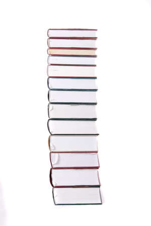 Books on white backgroundの写真素材