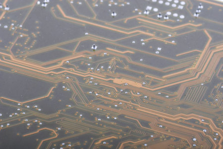 close-up circuit board