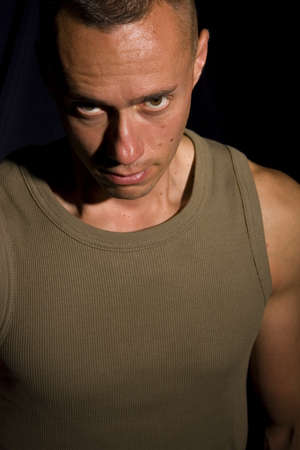 Muscular maleの写真素材