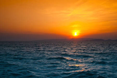 Sunset sceneの写真素材