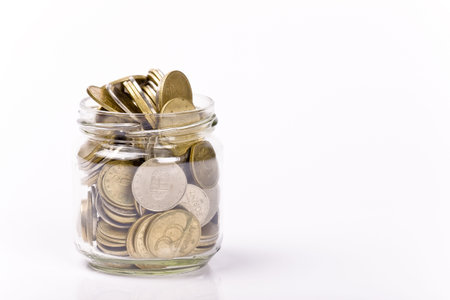 Saving money concept