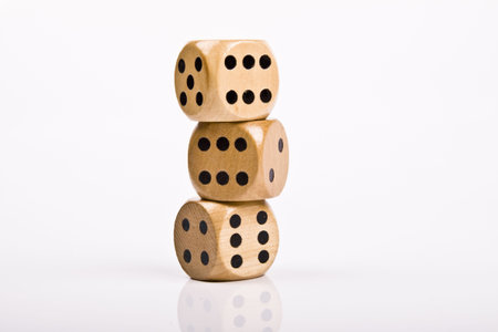 dice on white