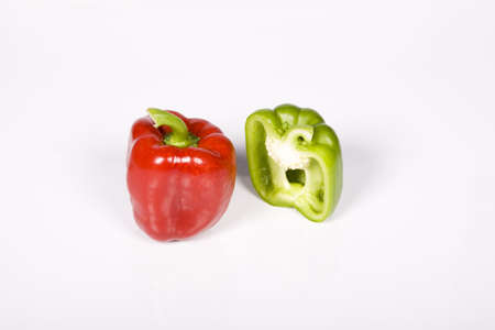 colored paprikaの写真素材