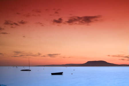 sunset sceneの写真素材