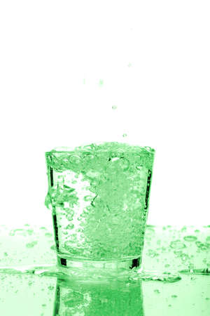 Water glassの写真素材