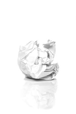 crumbled paperの写真素材