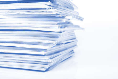 Magazines over whiteの写真素材