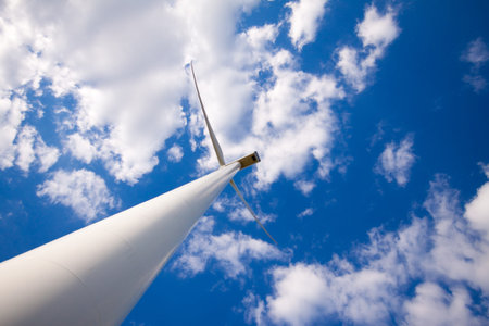 Wind energy turbine power station
