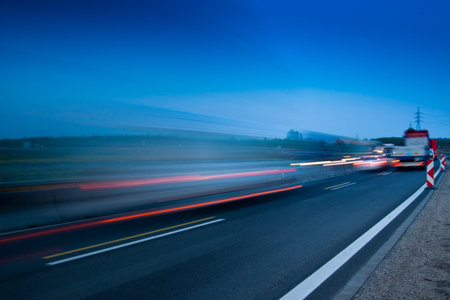 Traffic at night 