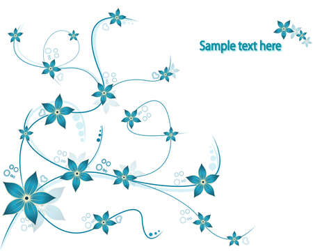 Vector Floral backround のイラスト素材