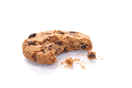 close-up image of chocolate chips cookies の写真素材