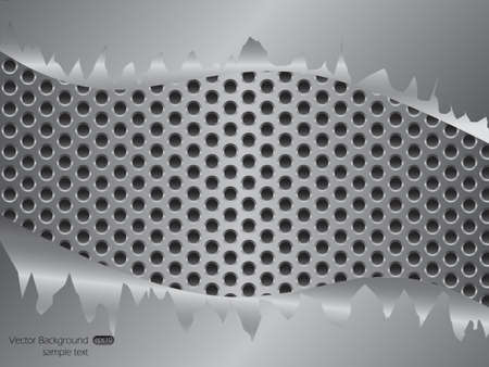 Steel metal plate background vectorのイラスト素材
