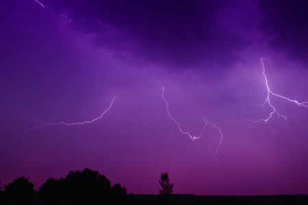 Big thunderboltの写真素材