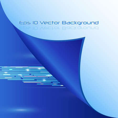 blue page Design のイラスト素材