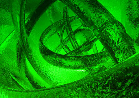 textured 3D abstract frozen worldの写真素材