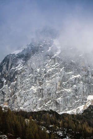 Alps mountains in northern Slovenia の写真素材
