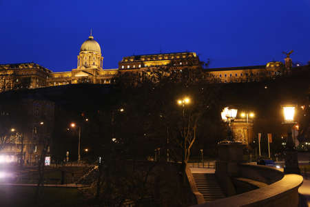 Budapest by night / Chain Bridgeの写真素材