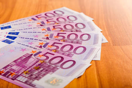 Euro money bank billsの写真素材