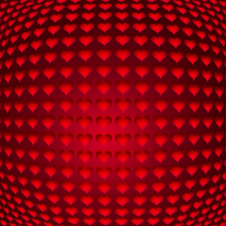 background with  red hearts