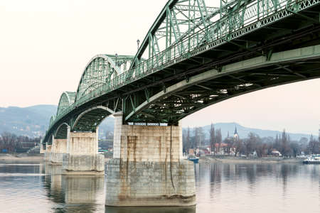 Marie Valerie bridge,Esztergom,Sturovoの写真素材