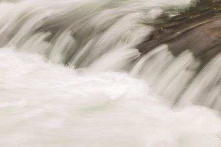 Abstract background of water Vintgar Gorge near Bled, Slovenia
