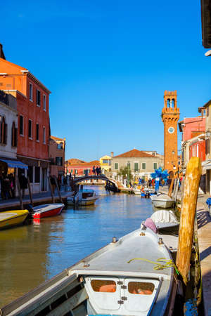 Island murano in Venice Italy in the autumn season のeditorial素材