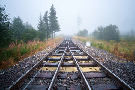 Funicular railway at High Tatras mountains National park in Slovakiaの写真素材