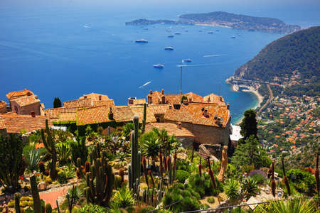 Landscapes View From the Top Of Eze Mountain, Nice, France.の写真素材