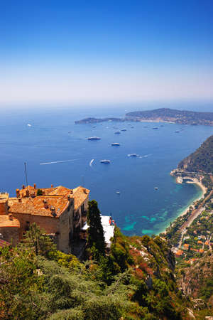 Landscapes View From the Top Of Eze Mountain, Nice, France.の写真素材