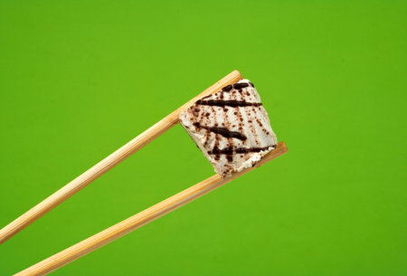 sweet dessert cakes marshmallows covered with chocolate