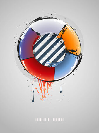 dirty abstract grunge backgroundのイラスト素材