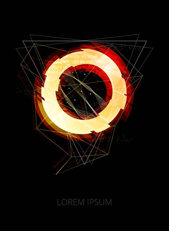 Abstract Trendy Background のイラスト素材