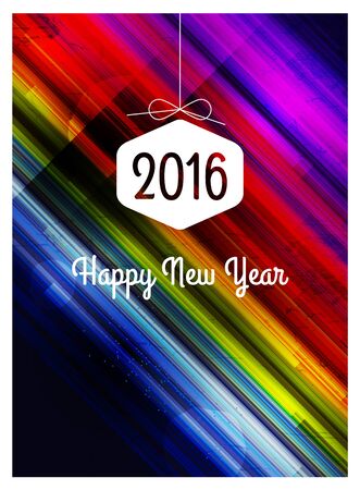 Creative happy new year 2016 designのイラスト素材