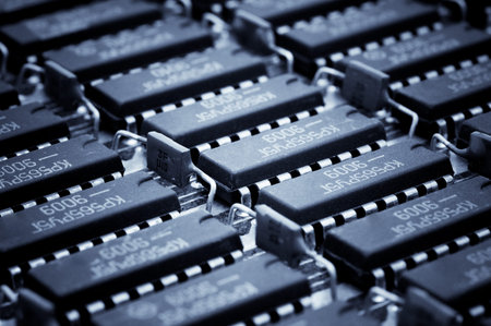 Harmonous numbers of the obsolete microcircuits. Technology background
