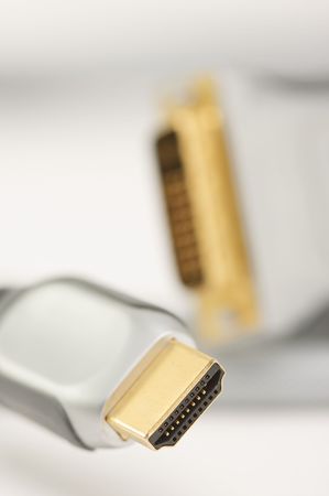Macro Shot of HDMI Cableの写真素材