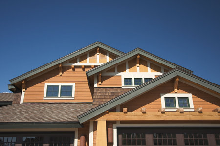 Colorful New Home Construction Abstract