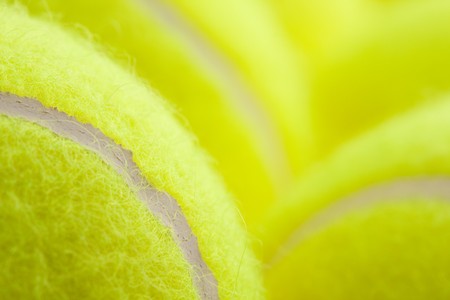 Macro Set of Brand New Tennis Balls.の写真素材