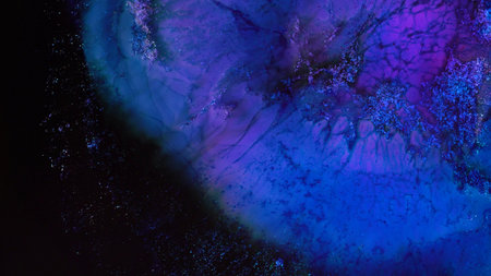 Holographic neon, purple, blue, pink colors blurred gradient background. Spectral iridescent...