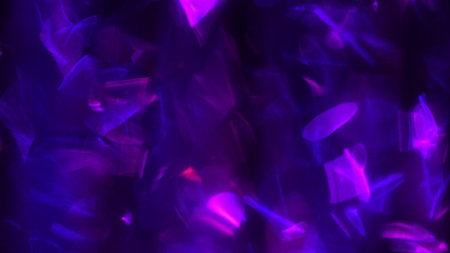 Viva magenta neon purple background abstract bright black sparkle. Futuristic neon light tracks in...