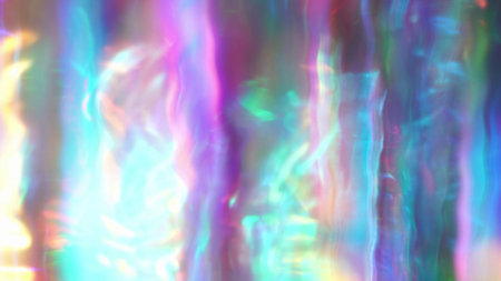 Prism Light Flares Overlay. Blurry abstract rainbow background