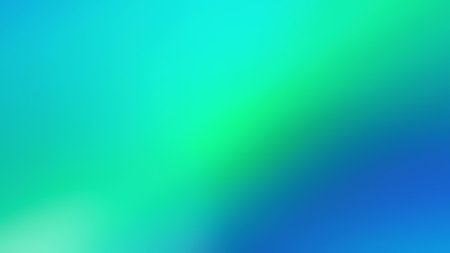 Green, cyan and blue colors spectrum blurred gradient animation. Soft abstract backgroundの写真素材