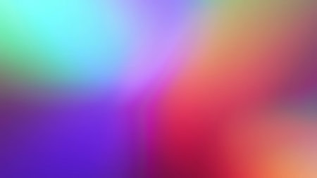 Rainbow neon light flares background. Optical Crystal Prism Flare Beams. Abstract blur animation