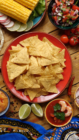 Fajitas, wheat tortillas as taco wraps. Mexican cuisine