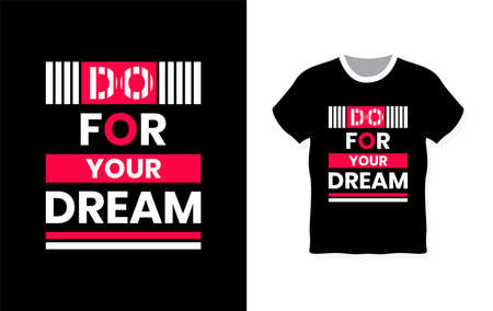 Simple, modern and minimalist typography t-shirt designのイラスト素材