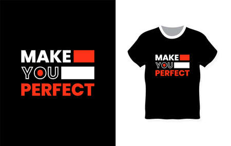 Simple, modern and minimalist typography t-shirt designのイラスト素材