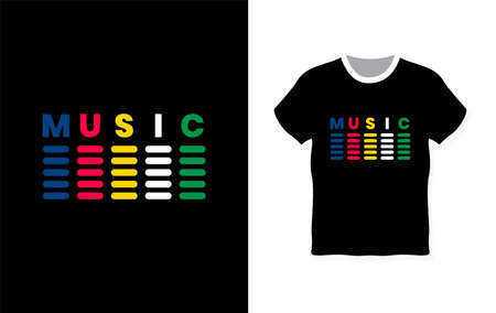 Simple, modern and minimalist typography t-shirt designのイラスト素材