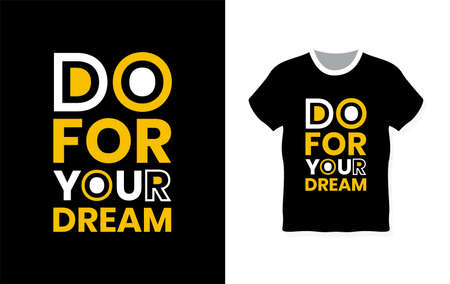 Simple, modern and minimalist typography t-shirt designのイラスト素材