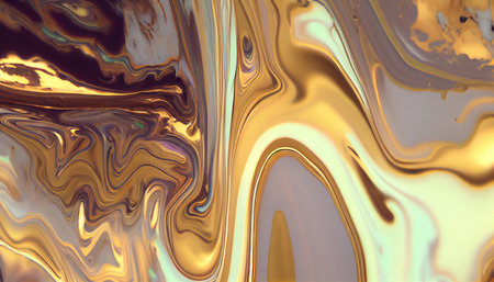 3d render, abstract background with gold marbling pattern, liquid marble textureの素材