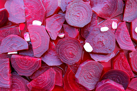 Red beets healthy raw food for immune system.