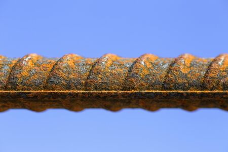 The very danger rusted iron for new building.の写真素材